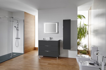 Mobilier Agata Gala trei sertare 79 cm gri [2]