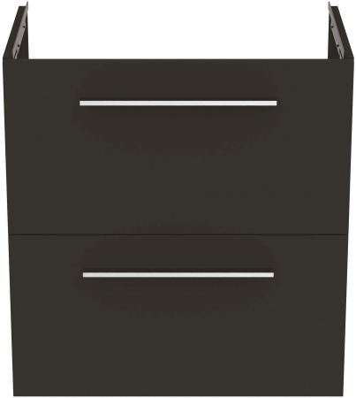 Mobilier baie suspendat - Mobilier de baie 60 cm gri carbon mat I.Life S cu manere crom mat