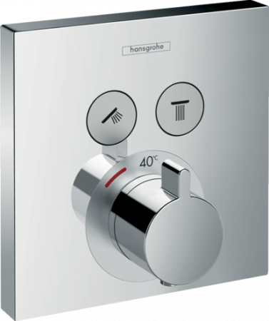 Baterie termostatică duș cu 2 ieșiri Shower Select Hansgrohe încastrată [5]