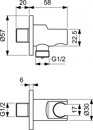 Suport para dus BC807XG [1]