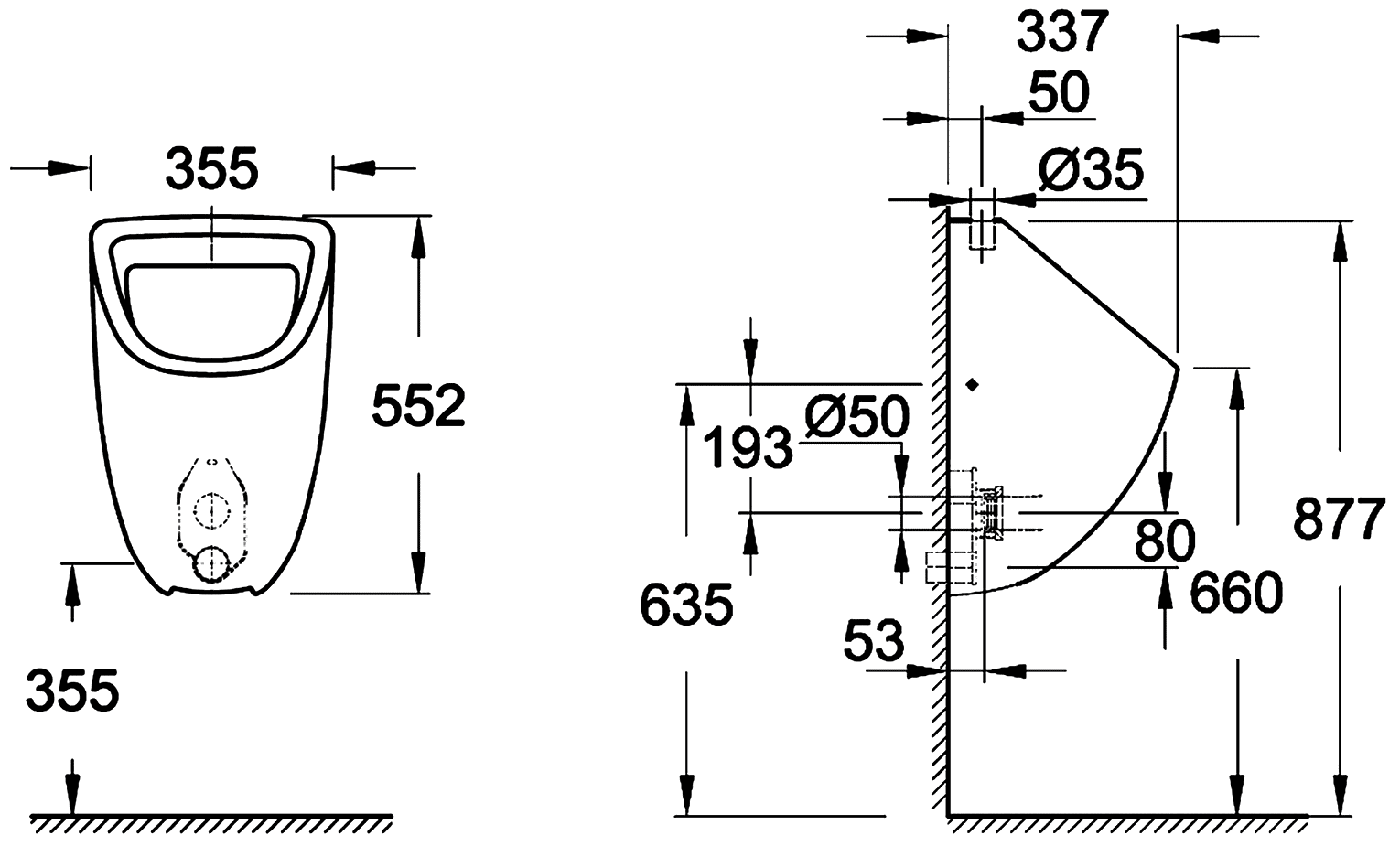 Pisoar Bau Ceramic alim.prin spate [2]