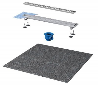 Cabine  si usi de dus - Placa izolatie fonica TECEdrainbase 6mm