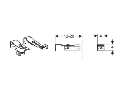 Set de fixare rapida Duofix Delta [1]