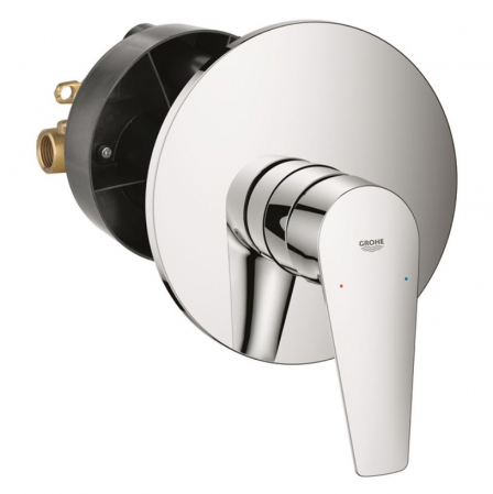 Baterii - Set baterie dus incastrata monocomandă Bauedge Grohe 16,3 cm