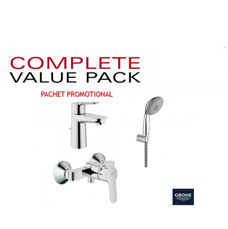 Seturi Baterii - Set baterii Grohe BauEdge dus 11292601