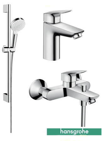 Seturi Baterii - Set baterii lavoar si cada Logis 70 Hansgrohe