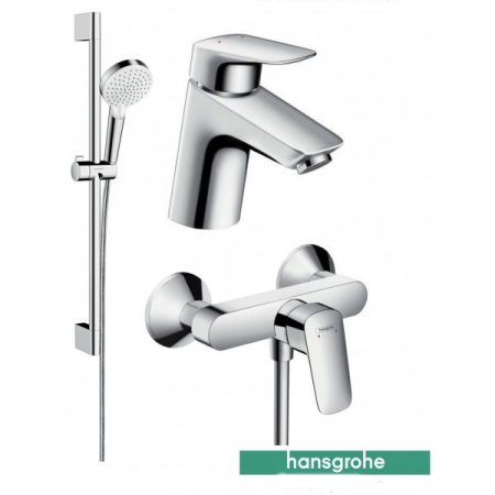 Seturi Baterii - Set baterii lavoar si dus Logis 70 Hansgrohe
