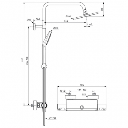 Set dus Ceratherm T50 A7230AA [5]