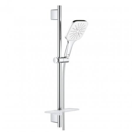 Baterii - Set dus cu 3 jeturi si bara 60 cm Rainshower SmartActive 130 Cube Grohe crom alb