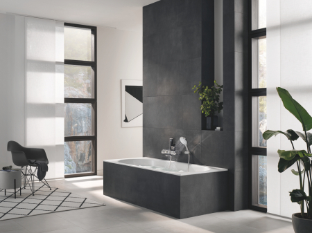 Set dus cu 3 jeturi si bara 60 cm Rainshower SmartActive 130 Grohe crom alb [5]