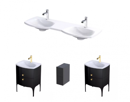 Producatori Colectii - Set mobilier si lavoar 144 cm Louis