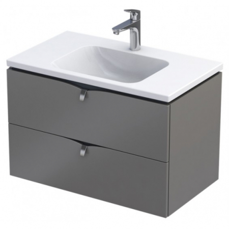 Set mobilier suspendat baie Siena și lavoar Amelia Oristo 80 cm [8]
