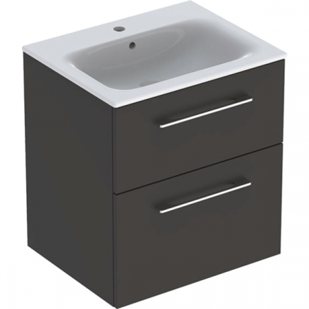 Mobilier baie - Set mobilier baie suspendat și lavoar Selnova Square 60 cm Geberit 2 sertare