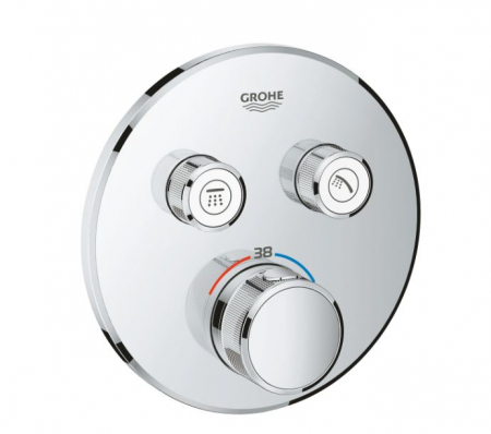 Producatori Colectii - Baterie duș încastrată cu termostat Grohtherm Smartcontrol Grohe cu 2 ieșiri