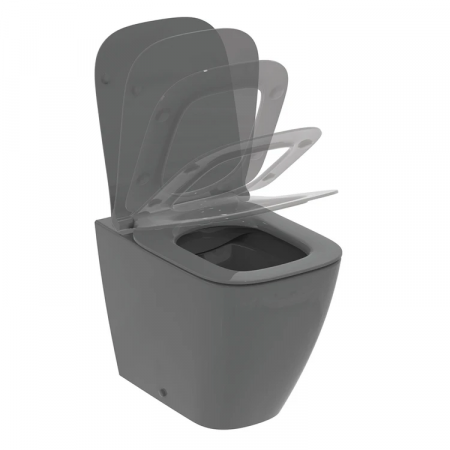 Colectia I.Life B - Vas WC stativ Rimless I.Life B gri lucios