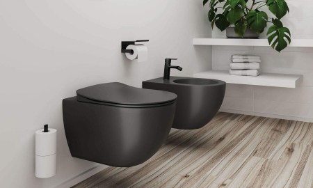WC suspendat antracit PEONIA ZERO - Deante [4]