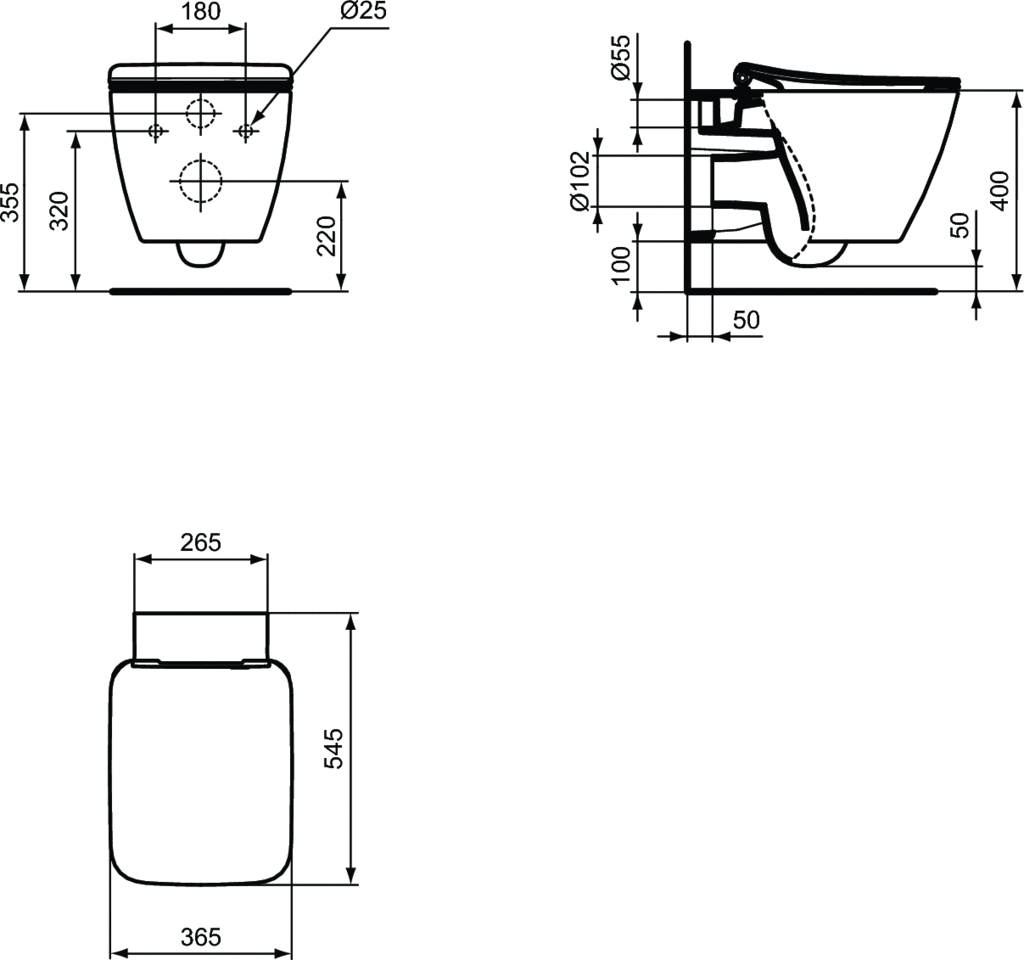 WC suspendat Strada II Ideal Standard [1]