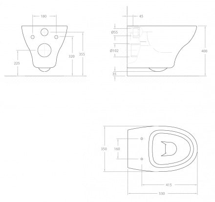 Set WC suspendat Street Square [1]