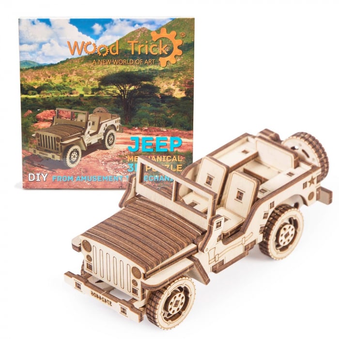 Puzzle 3D Mecanic, Jeep, 72 piese [8]