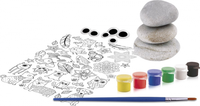 Set pictura pe pietre, 3 buc [3]