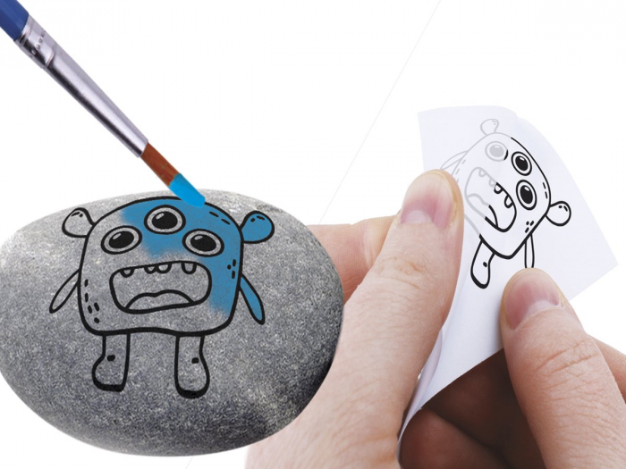 Set pictura pe pietre, 3 buc [4]