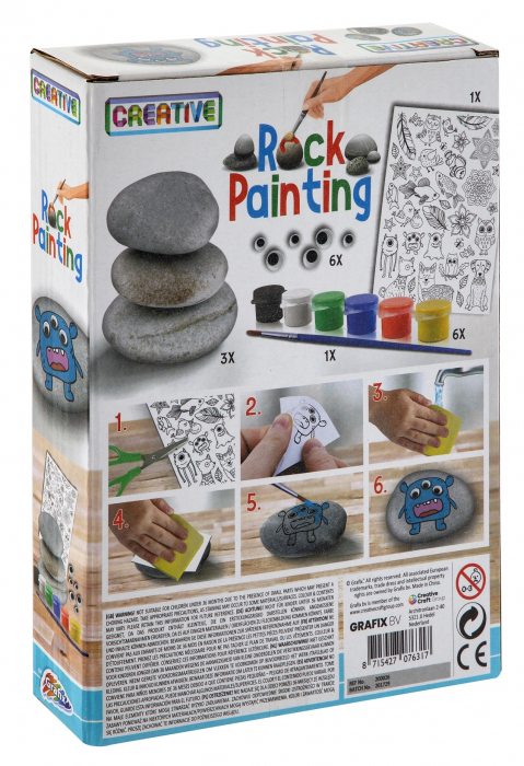 Set pictura pe pietre, 3 buc [5]