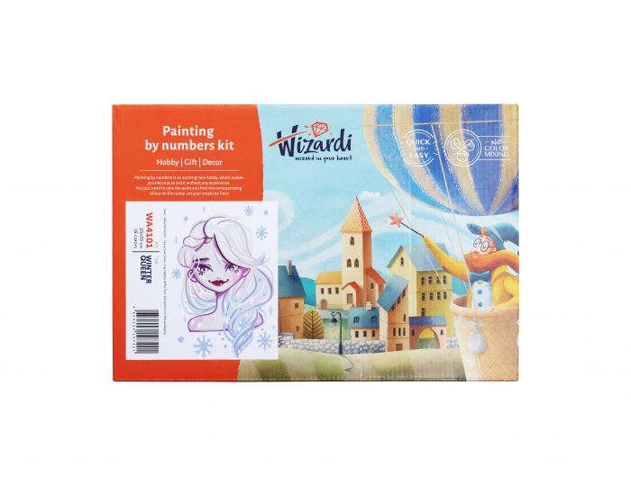 Set pictura pe numere , cu sasiu, Cameleon curcubeu, 29,7x21 cm [3]