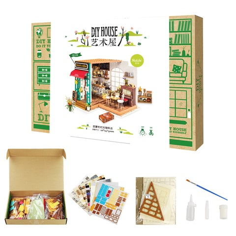 Puzzle 3D, Casuta DIY, Cafeneaua lui Simon [10]