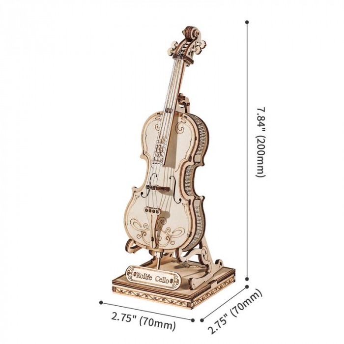 Puzzle 3D, Violoncel, 58 piese [2]