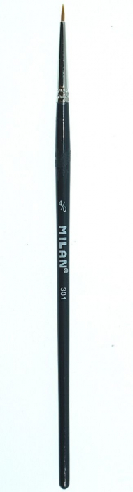 Pensula sintetica varf rotund Milan 301-4/0 [2]
