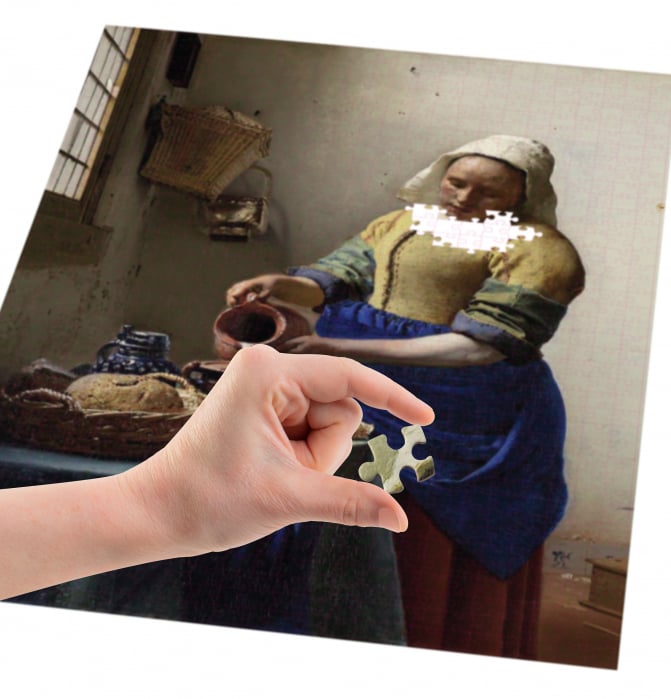 Puzzle Art, Laptareasa, Johannes Vermeer, 50x70 cm,1000 piese [2]