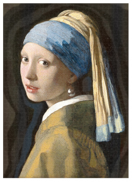Puzzle Art, Fata cu cercel de perla, Johannes Vermeer, 50x70 cm,1000 piese [3]