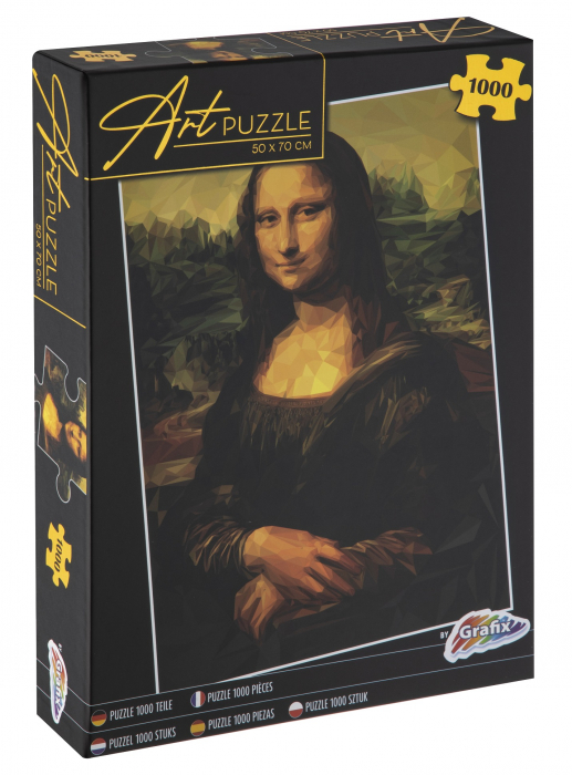 Puzzle Art, Mona Lisa, da Vinci, 50x70 cm,1000 piese [1]