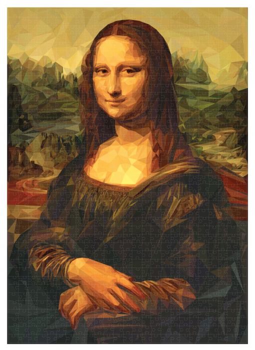 Puzzle Art, Mona Lisa, da Vinci, 50x70 cm,1000 piese [3]
