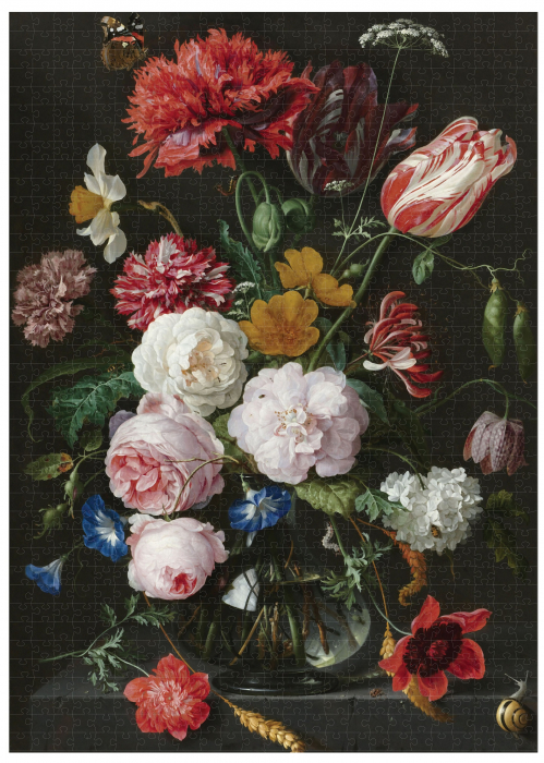 Puzzle Art, Flori, Jan Davidszoon de Heem, 50x70 cm,1000 piese [3]