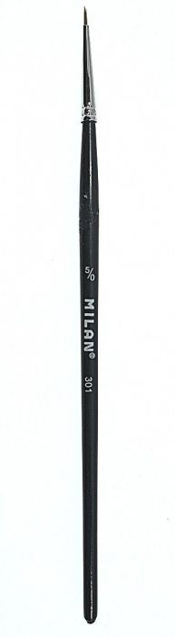 Pensula sintetica varf rotund Milan 301-5/0 [2]