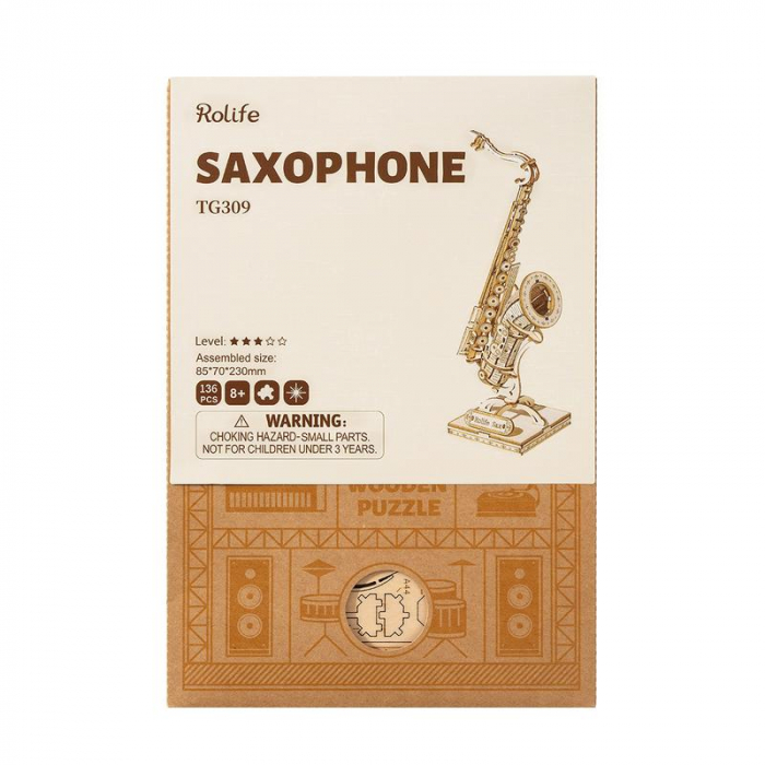 Puzzle 3D, Saxofon, 136 piese [6]