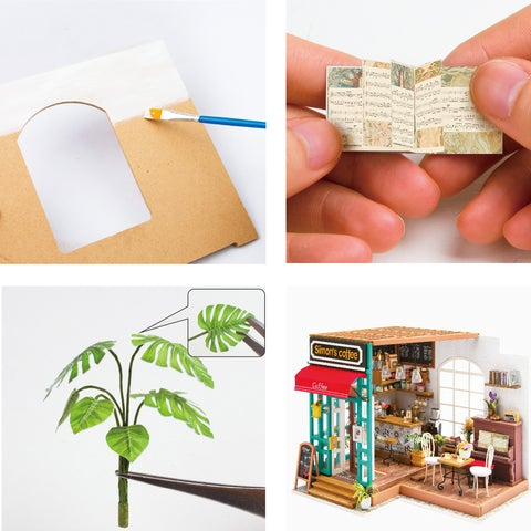 Puzzle 3D, Casuta DIY, Cafeneaua lui Simon [7]