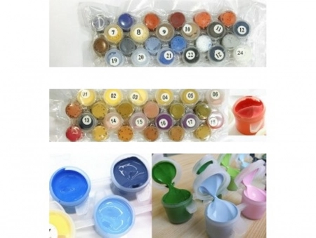 Set goblen cu diamante, cu sasiu, Bufnita de basm, 40x50 cm [3]