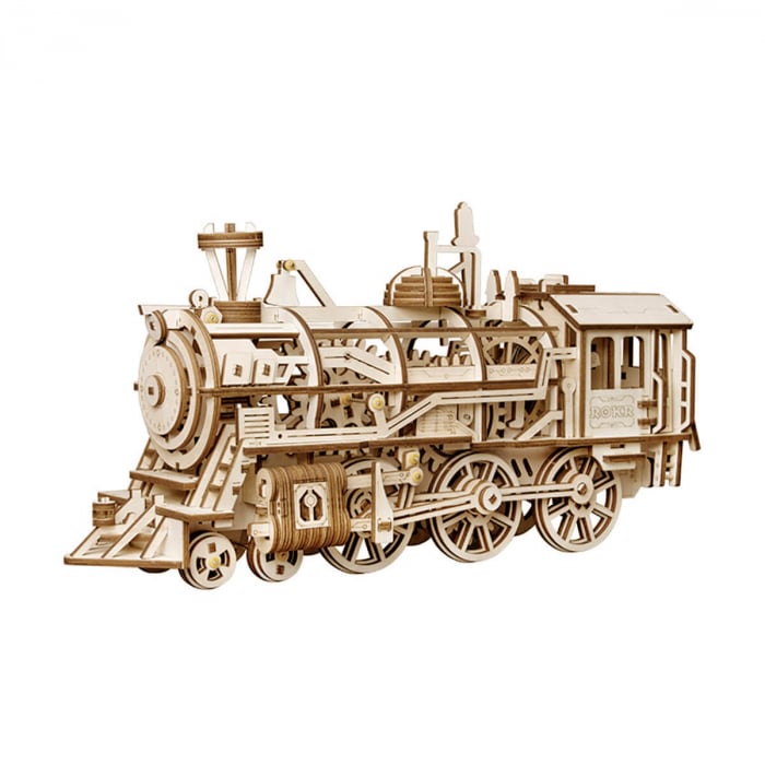 Puzzle 3D Locomotiva, Lemn, 349 piese [1]
