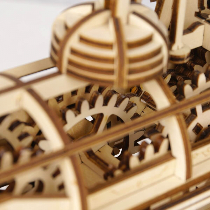 Puzzle 3D Locomotiva, Lemn, 349 piese [6]