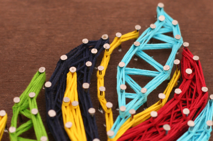 Set Art -string, Pana colorata, 7 culori [3]