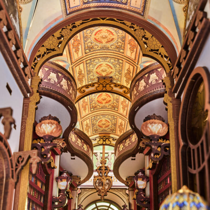 Book nook, Cotor de carte DIY, Biblioteca minunilor, 258 piese [3]