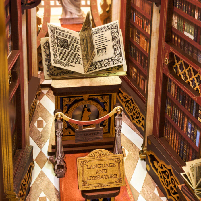 Book nook, Cotor de carte DIY, Biblioteca minunilor, 258 piese [6]