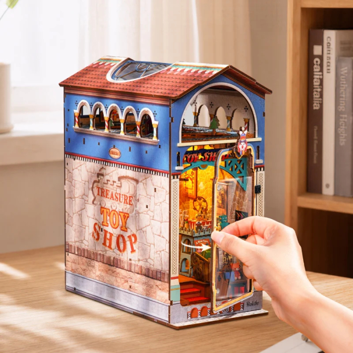 Book nook, Cotor de carte DIY, Magazin de jucarii, 380 piese [12]