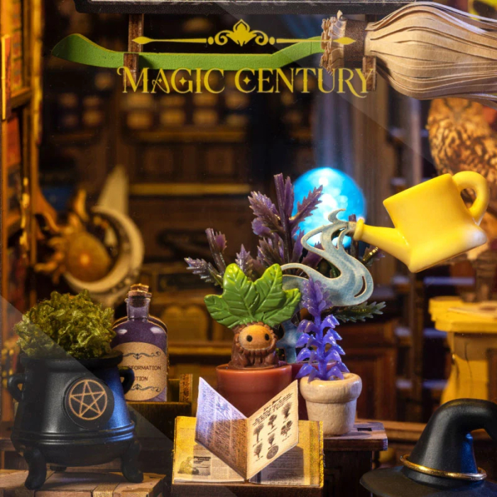 Book nook, Cotor de carte DIY, Magazinul magic al soaptelor, 442 piese [8]