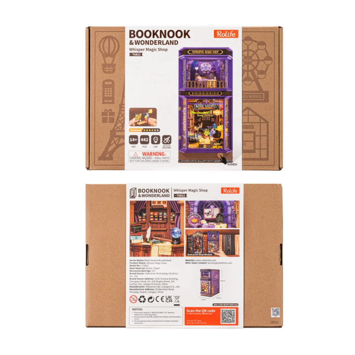 Book nook, Cotor de carte DIY, Magazinul magic al soaptelor, 442 piese [13]