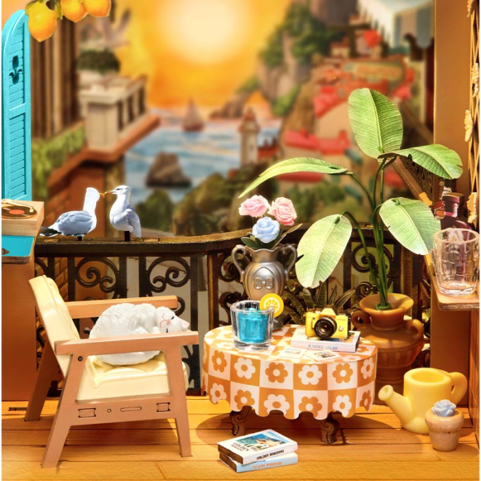 Book nook, cotor de carte DIY, Insula soarelui rasare, 284 piese [12]