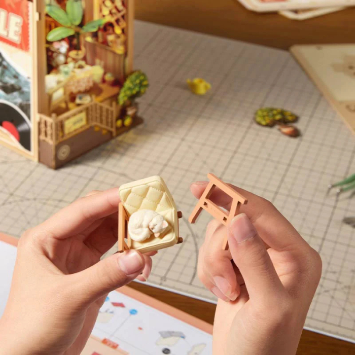 Book nook, cotor de carte DIY, Insula soarelui rasare, 284 piese [9]
