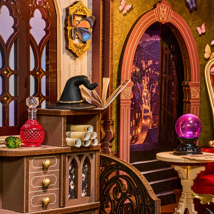 Book nook, Cotor de carte DIY, Coltul de magie, 185 piese [13]